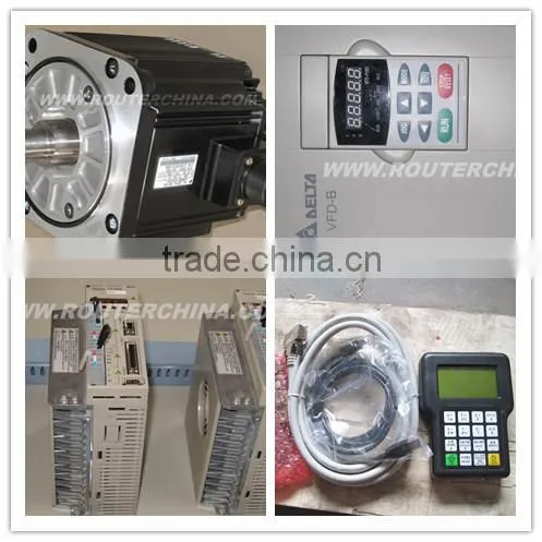 Middle east hot sale Delta servo motor cnc router machine kit