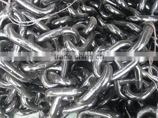 black painted marine anchor chain with CCS certificate