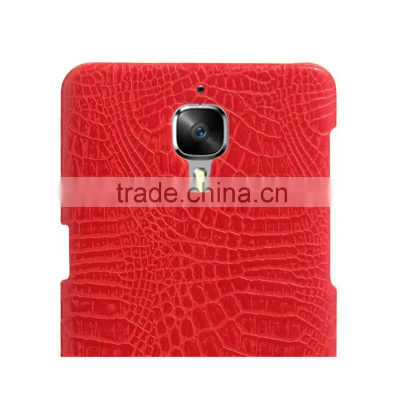 C&T Black PU Leather Back Cover Case Shell for Oneplus 3