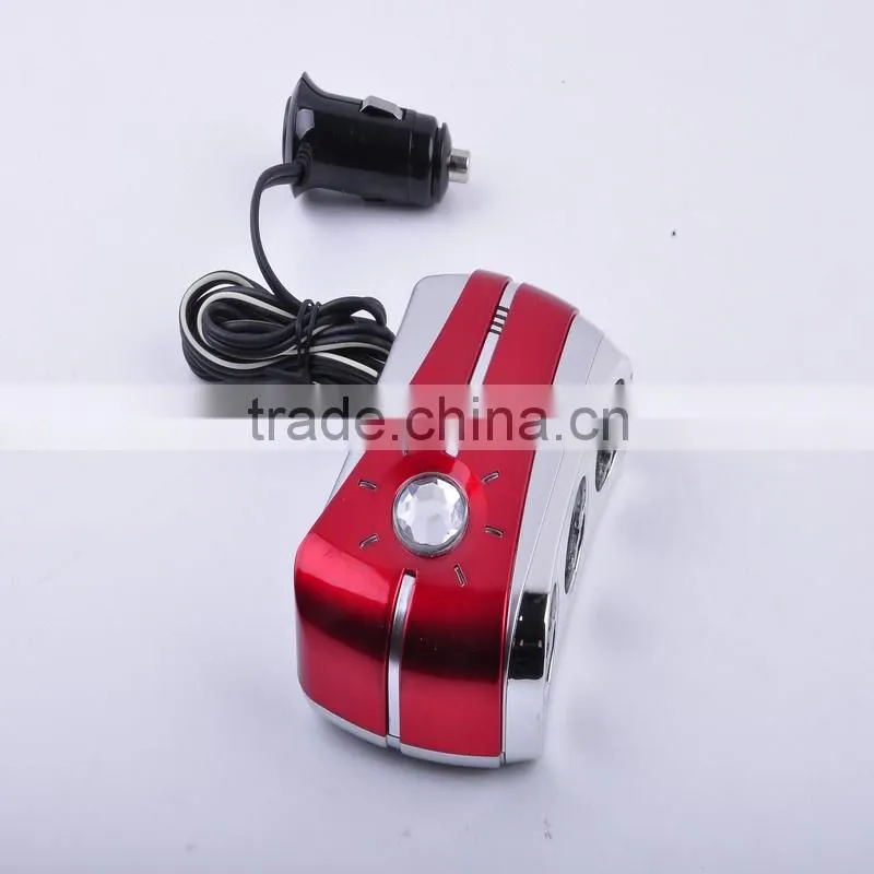 Blue with Diamond for Indicator Car Cigarette Lighter Plug