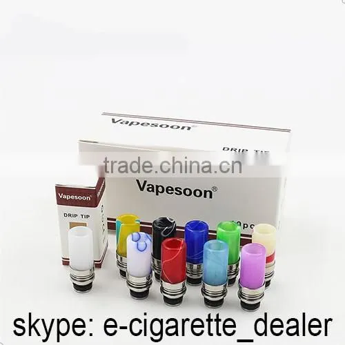 E cig 510 drip tip wholesale ss and Acrylic inhaler ADA-DT005