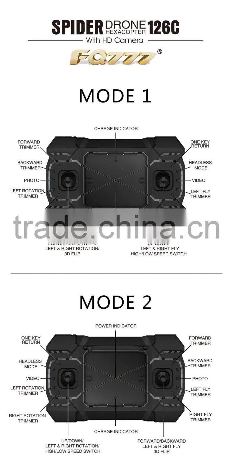 mini drone with hd camera 2MP HD Camera angle RTF FQ777 126C radio remote control industrial New toys 2016