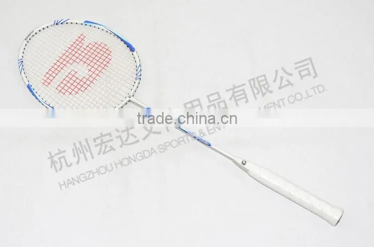 GX-7003 best sale aluminium&steel brand name badminton racket/fleet badminton racquet