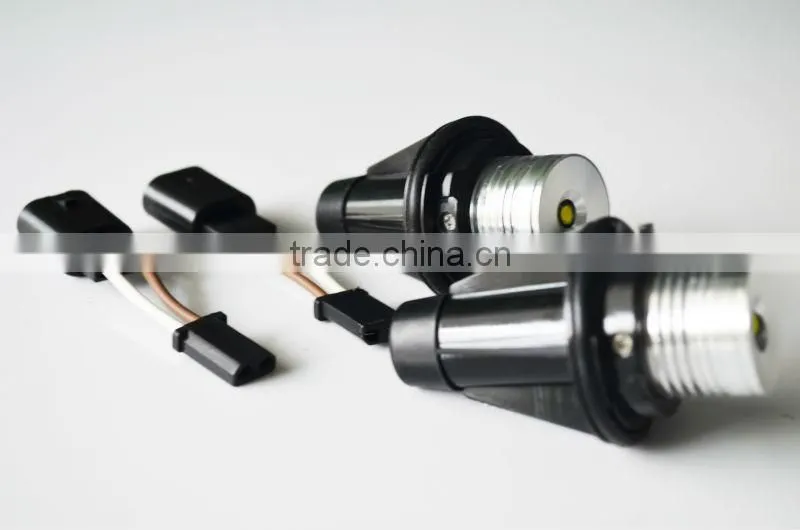 EK Favorites Compare Angel Eyes Heads Headlights Black Angel Eye Projector Headlights LED Angel Eyes Halo Rings
