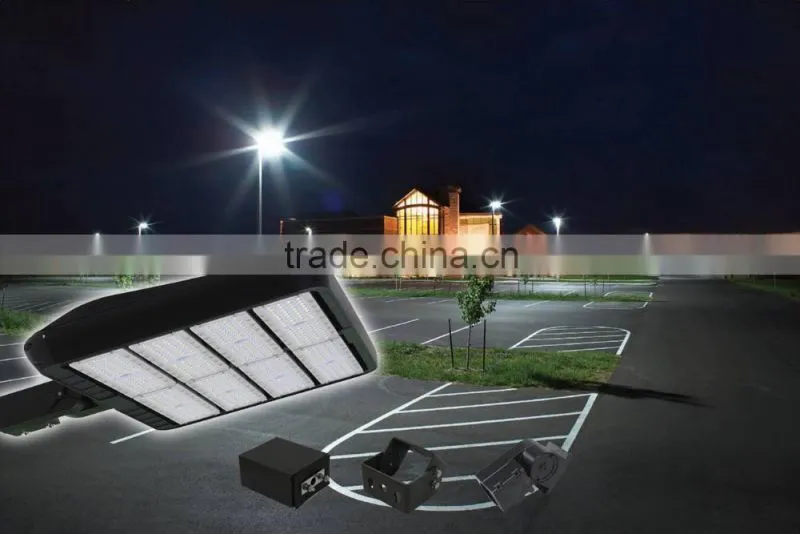 5700k cct aluminum housing body 300w led shoebox light retrofit with ul cul dlc approved