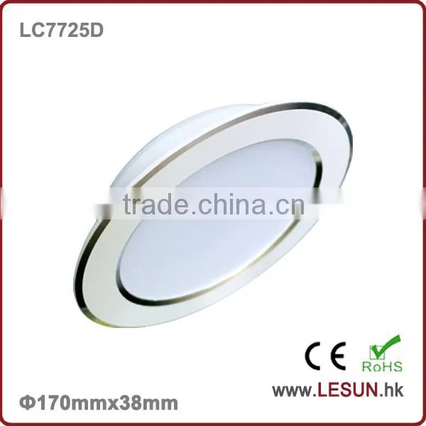 15W recessed led round panel downlight LC7726D