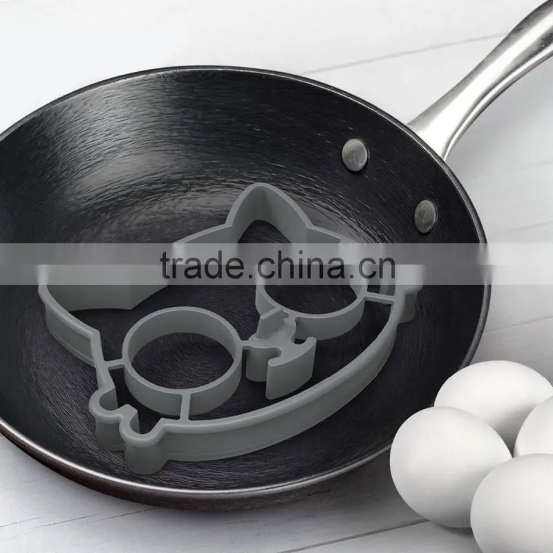 Food grade silicone mould for egg cartoon shaped silicone egg fried mold