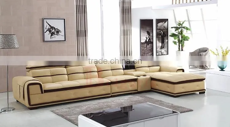 Latest Recliner durable eco-friendly new l shaped modern sofa design
