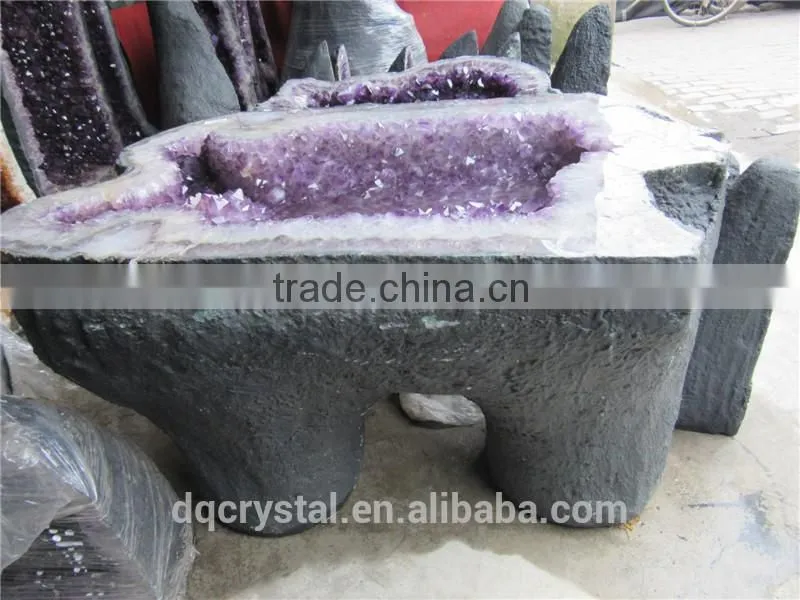 Large Natural Amethyst Quartz Crystal Geodes