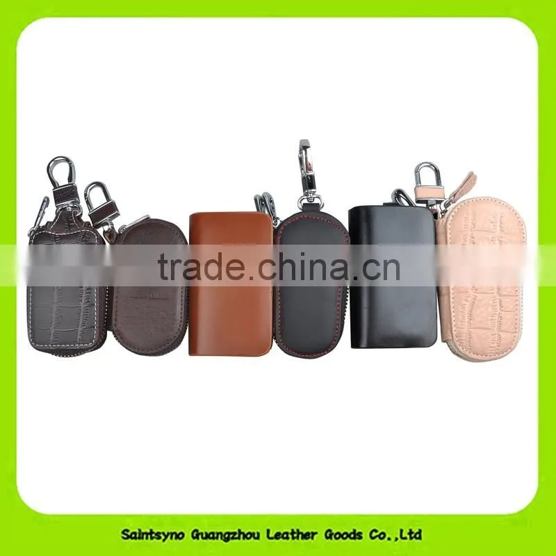 Zip Around vintage leather key wallet key holder 16648