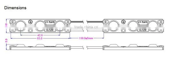 Shenzhen LED module light for channel letters and light boxes