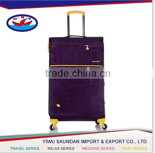 Stock 3pcs ABS luggage set with Universal wheels