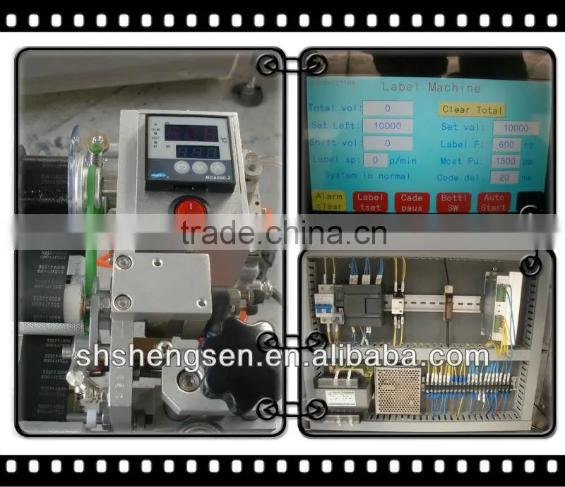 Round bottle labeling machine stable efficient