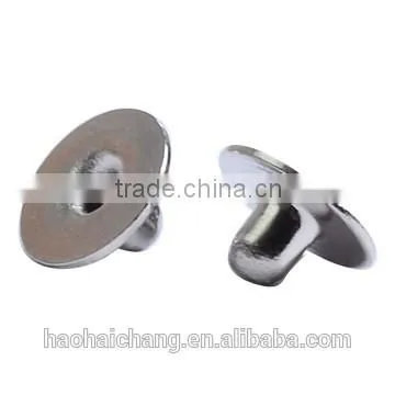 Double Solid Brass Round Head Brass Terminals Rivets