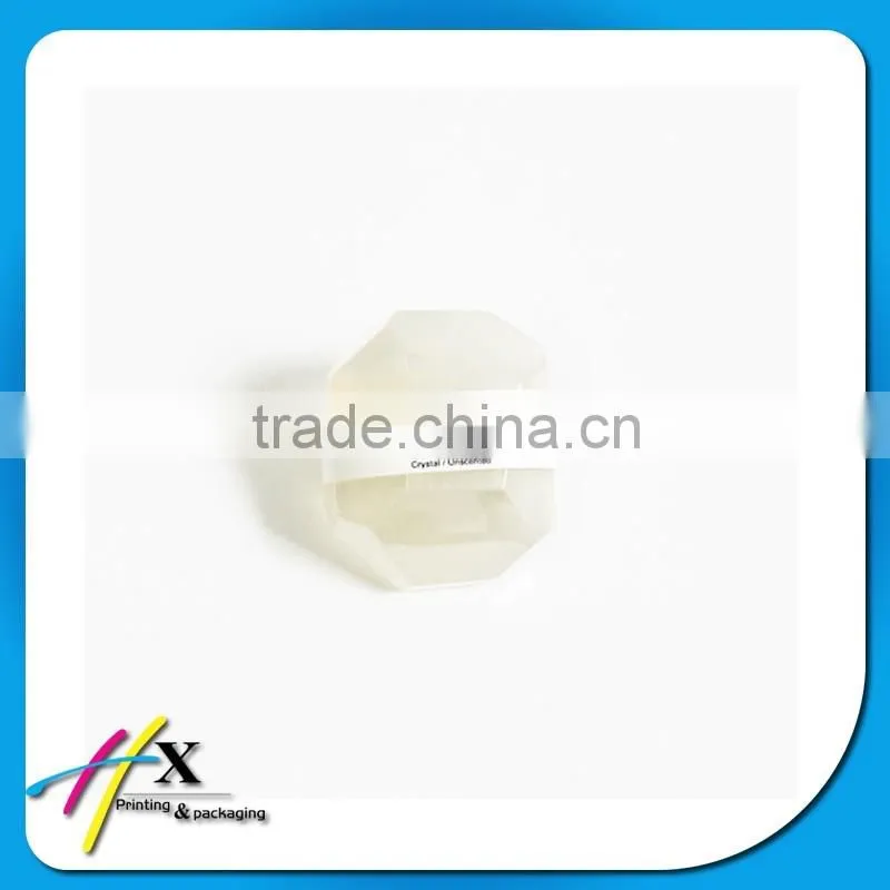 High quality fancy texture embossed label for handmade soap