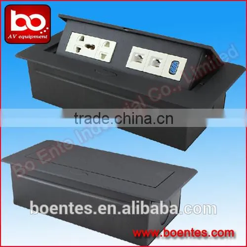 Penumatic Destkop Pop Up Box/Hidden Table Socket/tabletop power socket