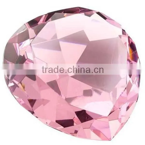 2016 Beautiful and attractive crystal facets diamond with crystal base