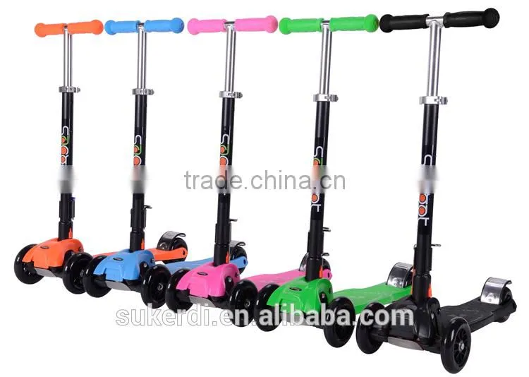 New patented scooter foldable kids kick scooter kids pedal kick scooter