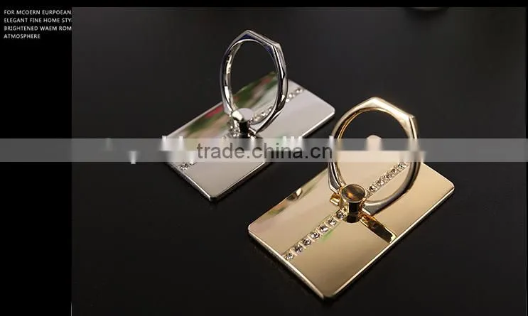 Metal ring holder for mobile phone, luxury bling diamonds metal ring holder phone holder for iPhone