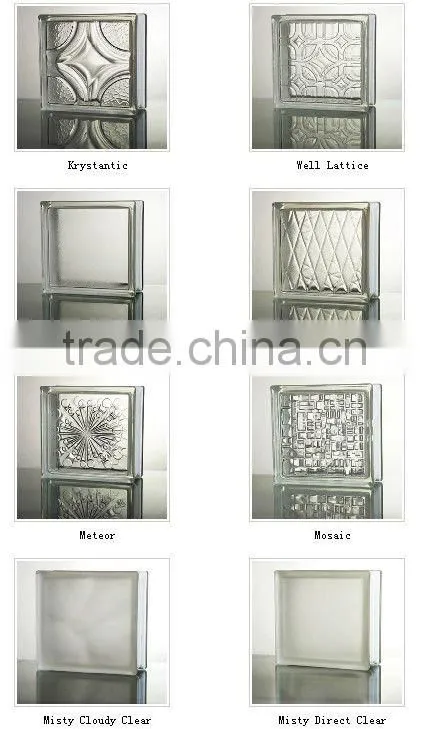 Diamond Clear Glass Block