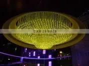 Clear fiber optic light fiber optic pendant light OM057