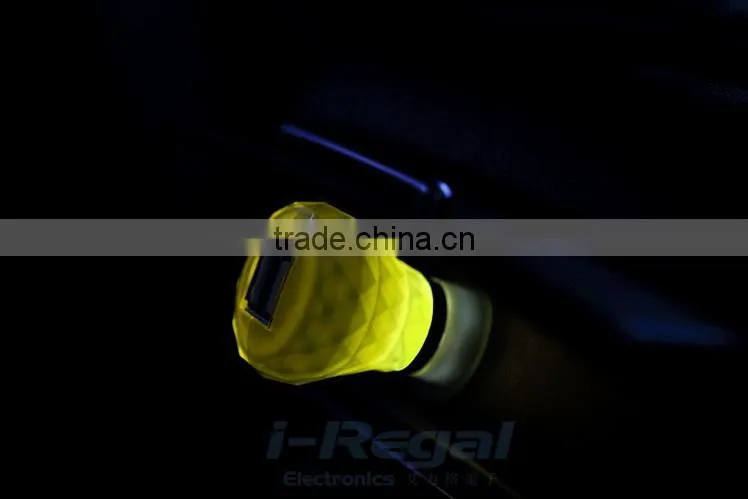 Professional universal 5V2.1A/3A Dual usb car charger manufacturer