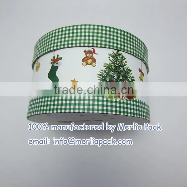 hot sale 2016 christmas collections boxes cylinder paper tube boxes
