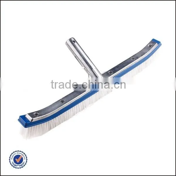 18" Aluminum back pool bristle brush head with Aluminum back