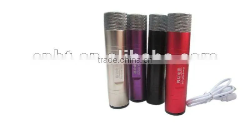 High quality solar portable power bank with LED torch