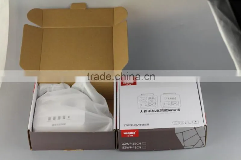 CE VDE approved new arrival 5V 8A 5 usb schuko outlets with phone holder
