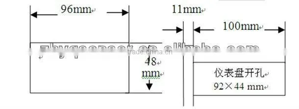 Relay alarm digital pressure indicator
