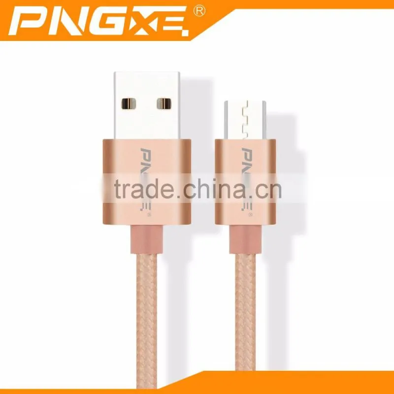 Wholesale colorful braided fast charging android usb cable for iphone charging cable