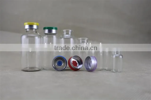 Clear amber pharmacy galss bottle vials for liquid