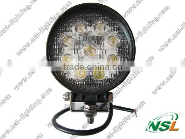 27W LED working light flood beam & pencil beam Off road Lighting