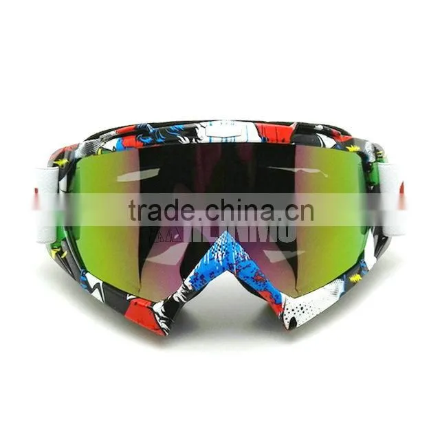 Cool fashion transparent goggle, custom motorcycle goggles , motocross glasses