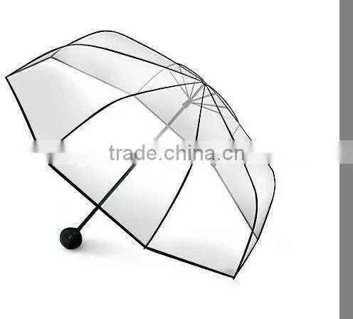 transparent folding umbrella