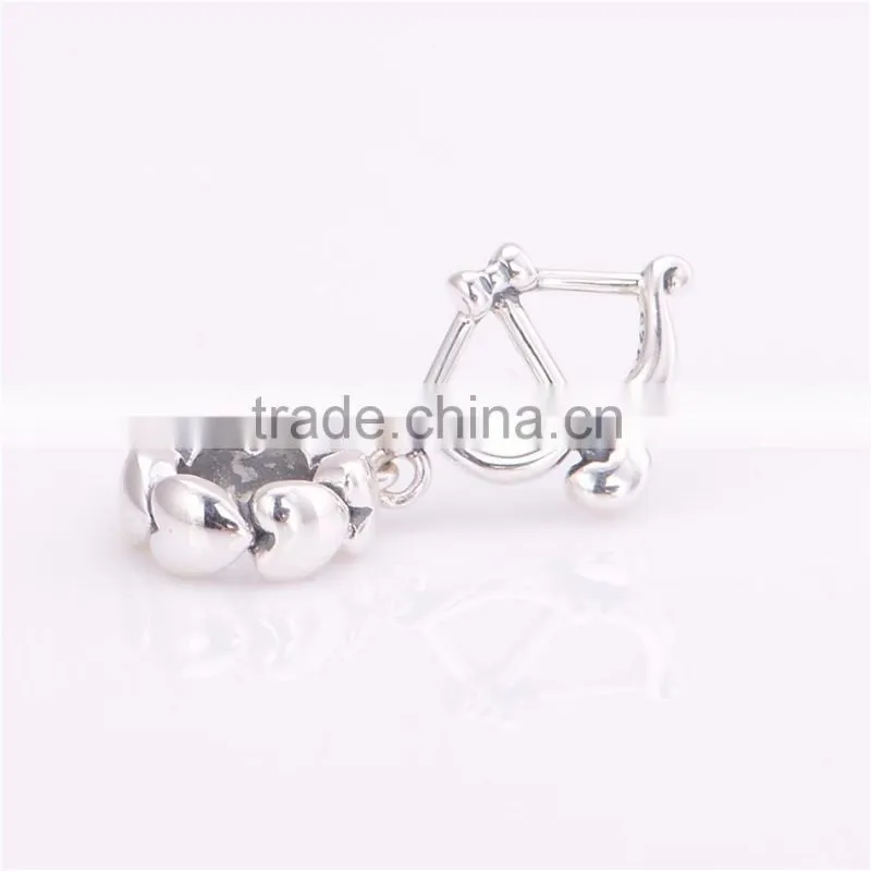 The True Love Bringer of Silver Cupid's Bow for Necklace & Bracelet 925 Silver Pendant Beautiful Arrow Charms for Girl
