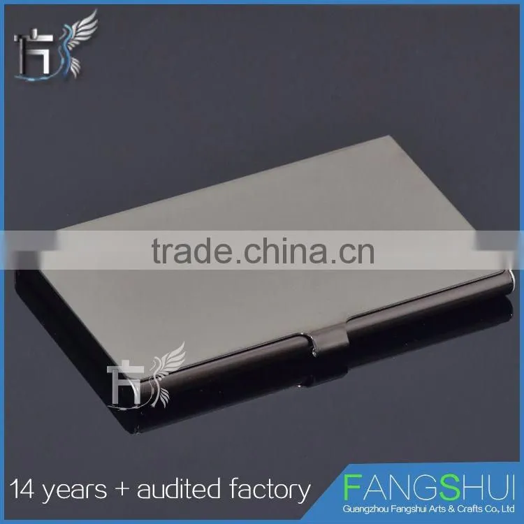 Fast delivery stainless steel rfid blocking credit card holder wallet cheap sell