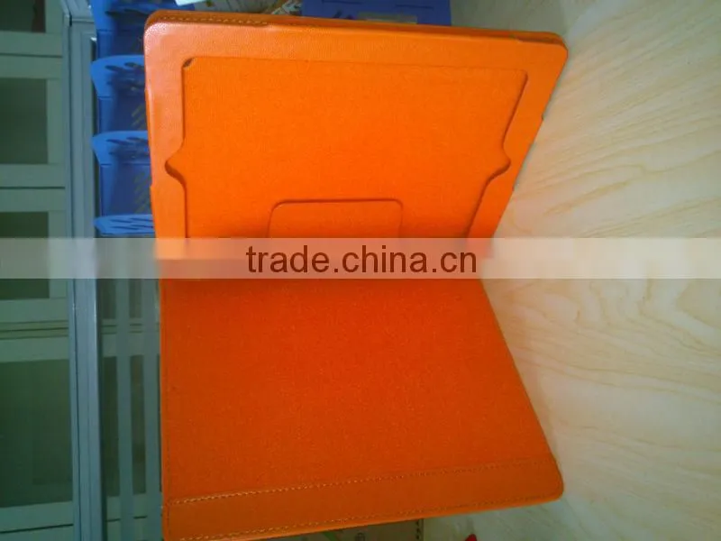 fold leather stand case for ipad2