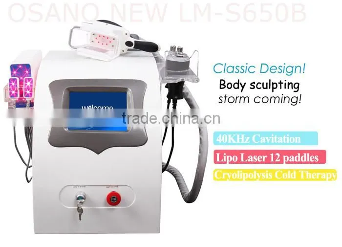 LM-S650B Hottest lipo cavitation cool tech fat freezing machine / cool tech fat freezing machine CE