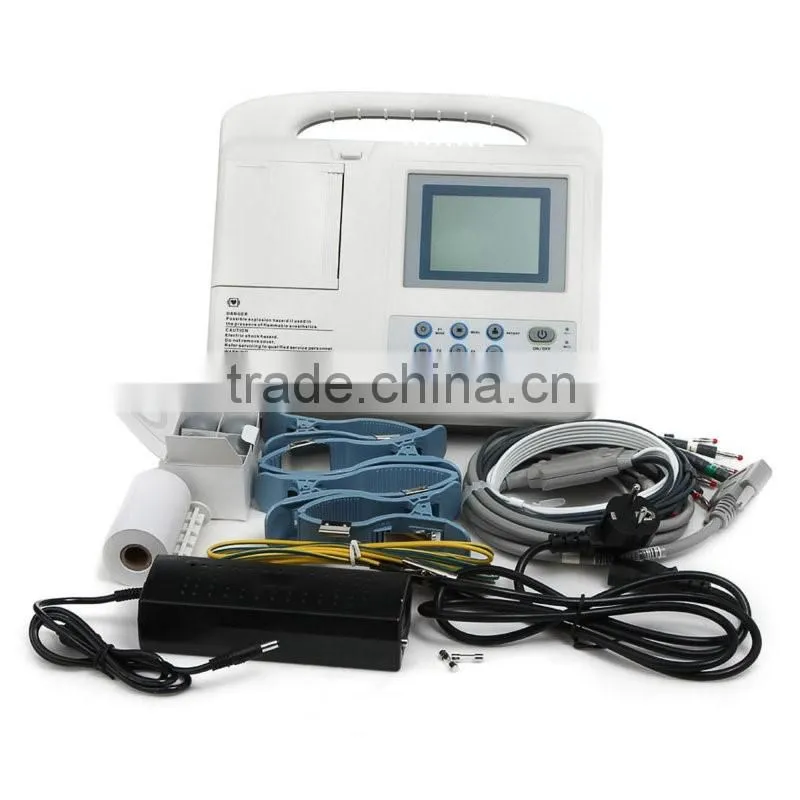 Digital Three Channel ECG Machine--CE FDA Approved EKG monitor