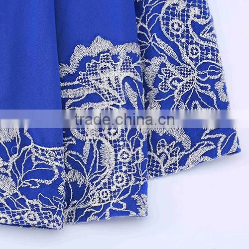Top quality embroidered elegant dress/evening dress