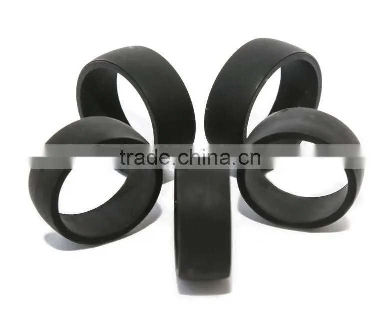 5 Silicone Wedding Rings Men's Sizes 8,9,10,11,12. Silicone Wedding Band Made of Medical Grade Silicone