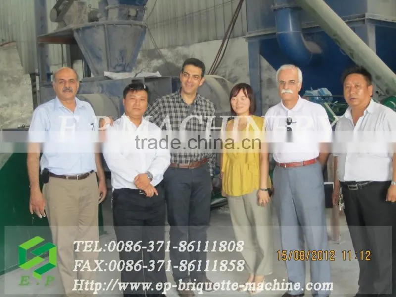 High quality 15-20ton/h complete coal briquettes production line for Ireland clients