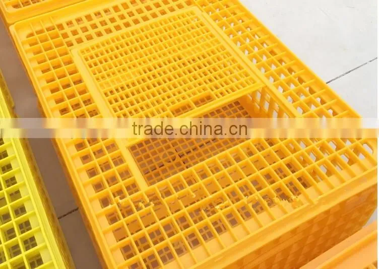 Big yellow colour chicken transport cage