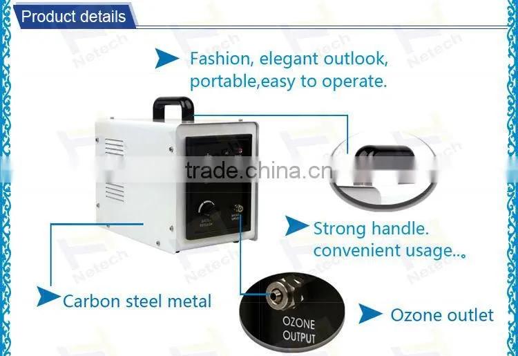 Factory price portable 3g 5g air purifier ozone generator