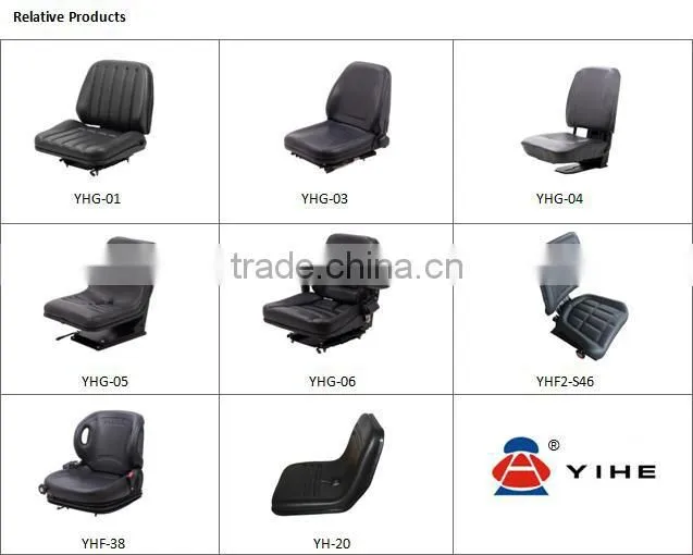 Luxury Excavator Seat Armrest Best Car Seat Armrest Durable Driver Seat Armrest PVC YF320