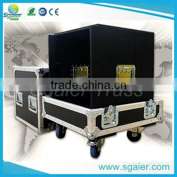 Aluminum lock flight case for pro speaker cabinet 15" speaker box