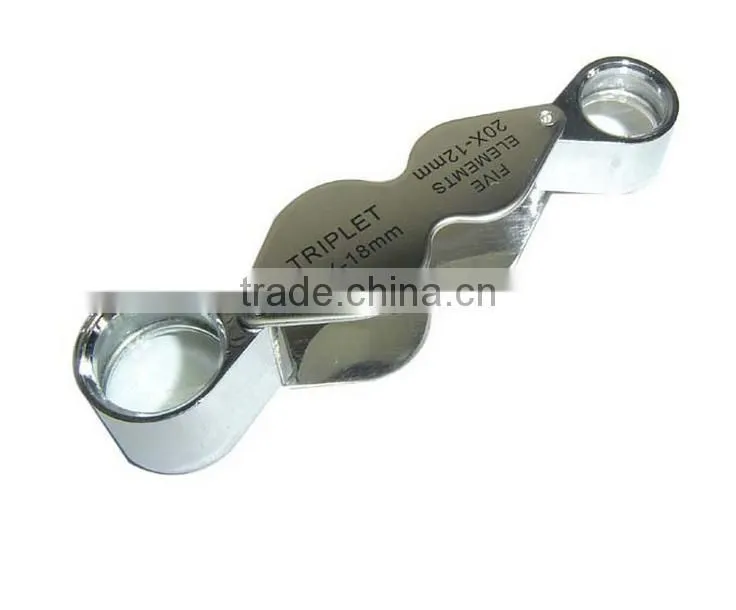 wholesales Metal Folding Magnifier with high quality ,for promotion,custom color