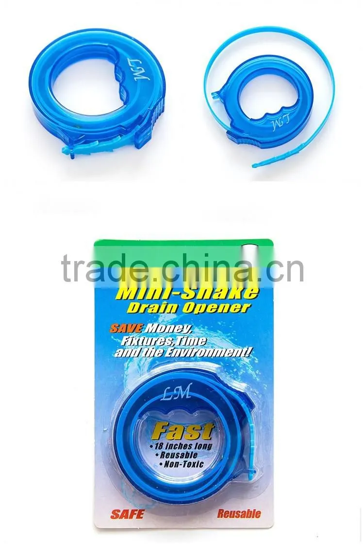 Retractable Drain Cleaning Tool Plumbing Dredger Removing Hair Clogs Works on Showers Bathroom Sinks Kitchen Sinks